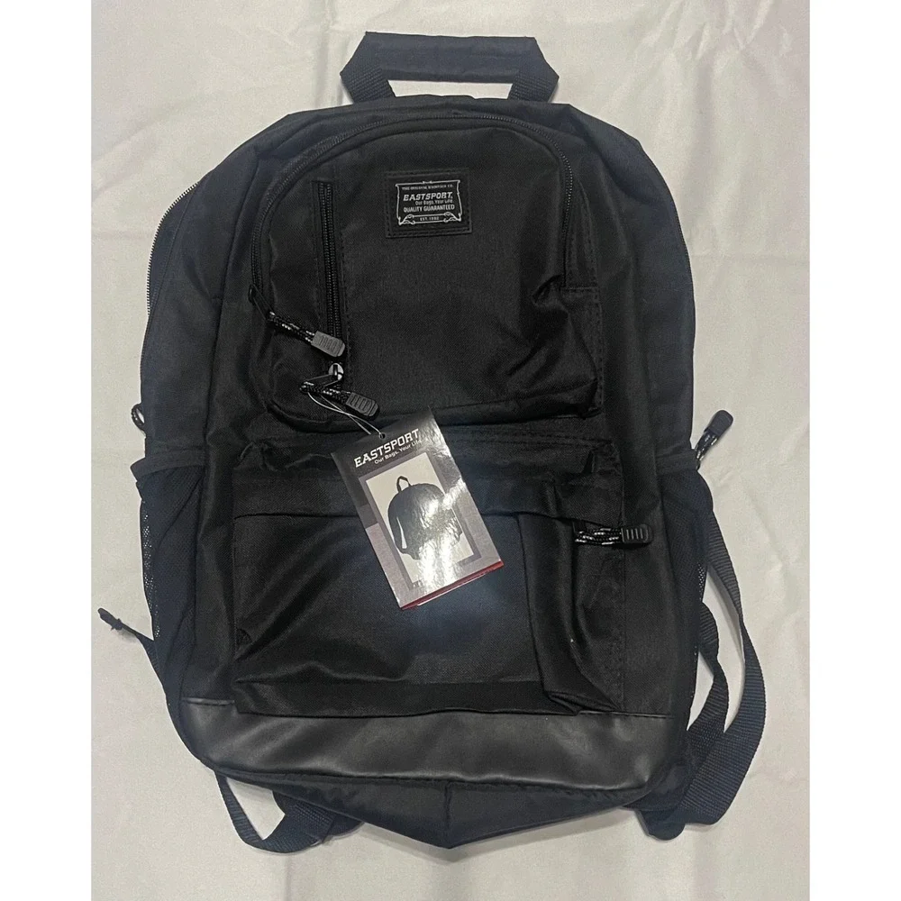 EASTSPORT Multi-Purpose Millennial Tech‎ Backpack, Black NEW